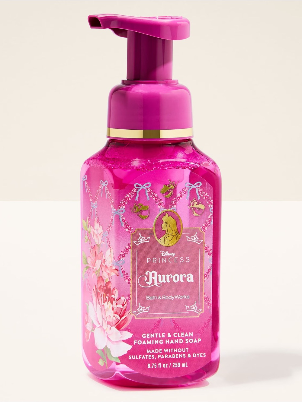 BBW Disney Princess Aurora Foaming Hand Soap NWT